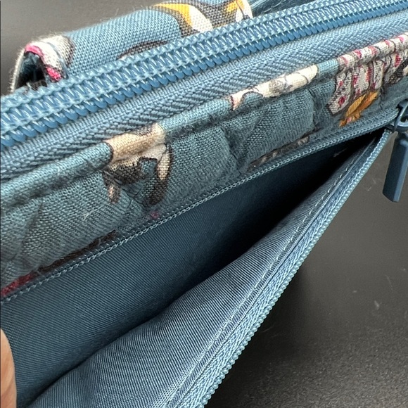 Vera Bradley Cat’s Meow RFID Turnlock Wallet in Blue Quilted - Picture 13 of 13